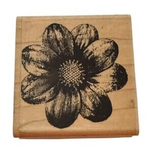 Hampton Art Stamps Diana Kovacs 2281 Small Bloom Flower Rubber Stamp